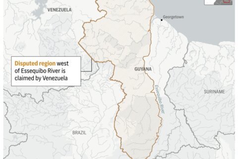 Venezuelans vote in a referendum to claim sovereignty over a swatch of neighboring Guyana