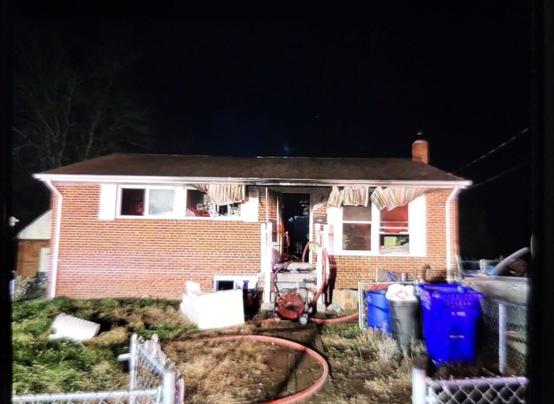 Montgomery County single-family home fire