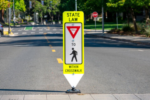 How changing a word on a sign could help Alexandria keep pedestrians safer