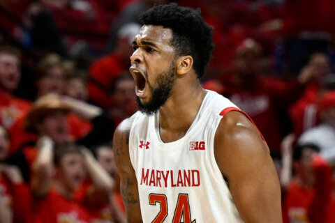 Julian Reese has double-double, Donta Scott adds 19 points and Maryland beats South Alabama 68-55