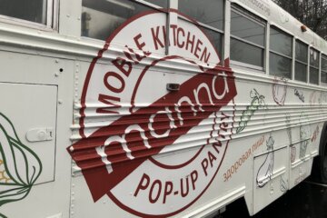 Mobile Kitchen & Pop-Up Pantry bus