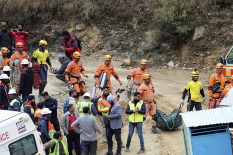41 rescued workers emerge dazed and smiling after 17 days trapped in collapsed road tunnel in India