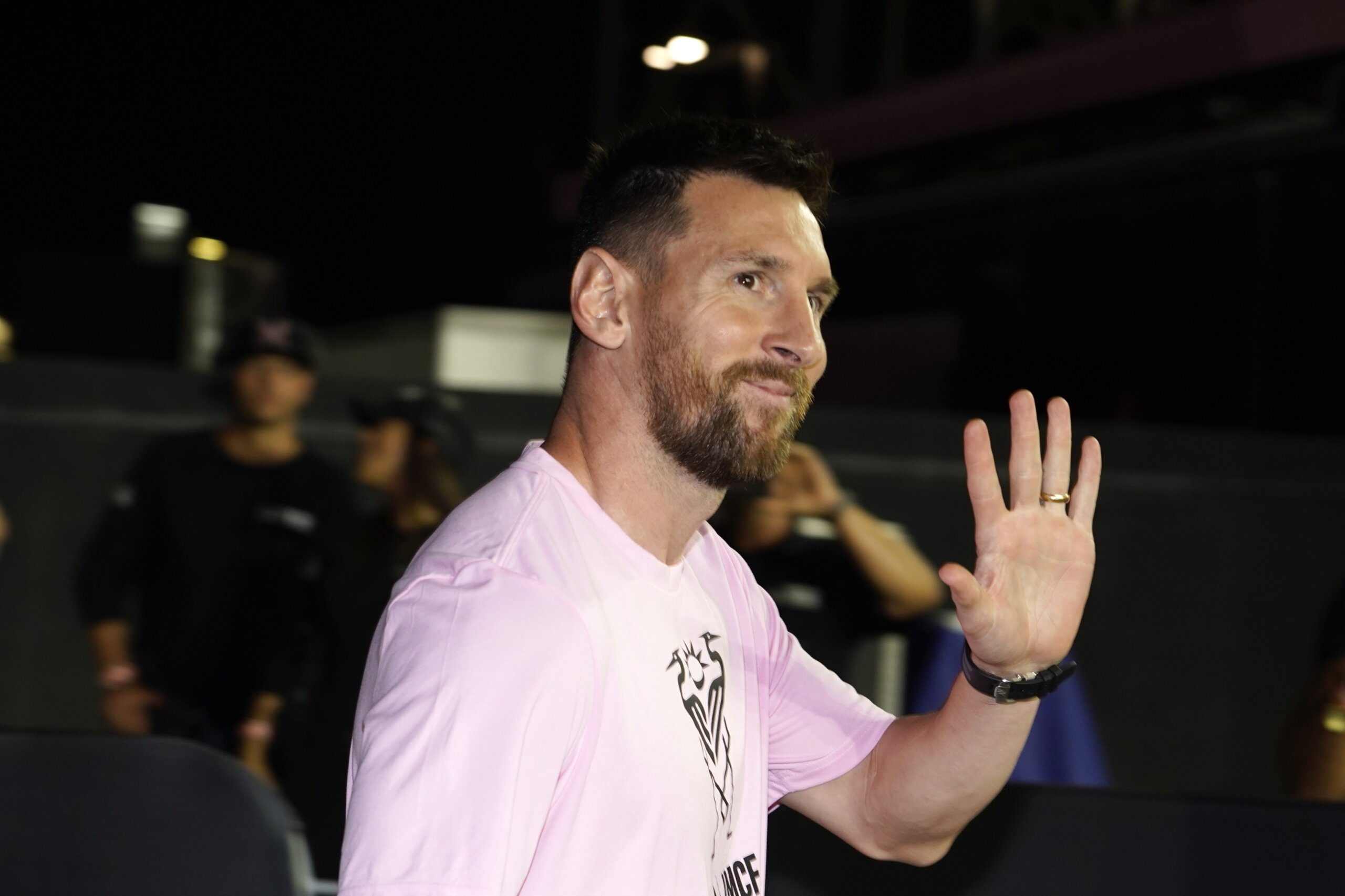 Lionel Messi's 8th Ballon D'Or trophy celebrated by Inter Miami in  exhibition match – WWLP