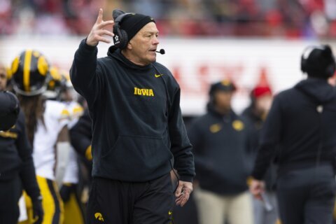 Iowa’s Kirk Ferentz knows beating No. 2 Michigan would be tall task. He says ‘anything is possible’