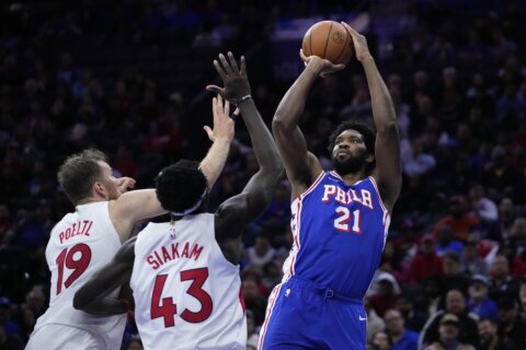 Joel Embiid says James Harden 'did a lot of great things' in Philly, but it's time to move on