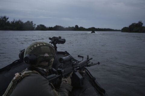 Ukraine’s troops work to advance on Russian-held side of key river after gaining footholds