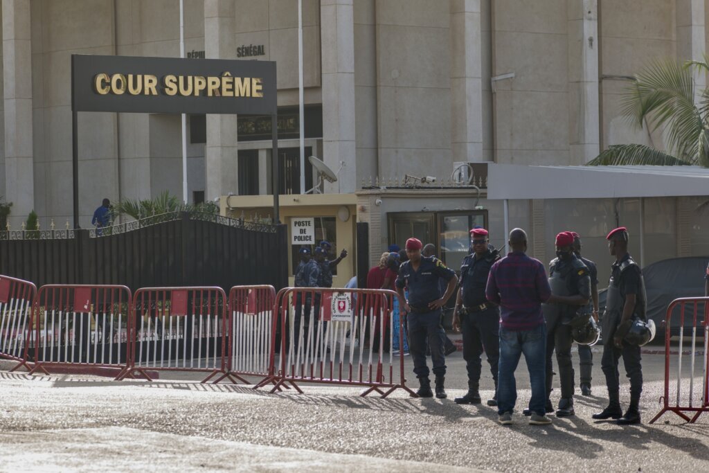 Ruling by Senegal’s highest court blocks jailed opposition leader Sonko from running for president