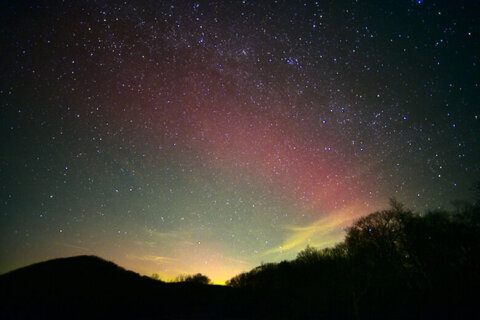 PHOTOS: Rare space phenomenon lights up sky at Shenandoah National Park