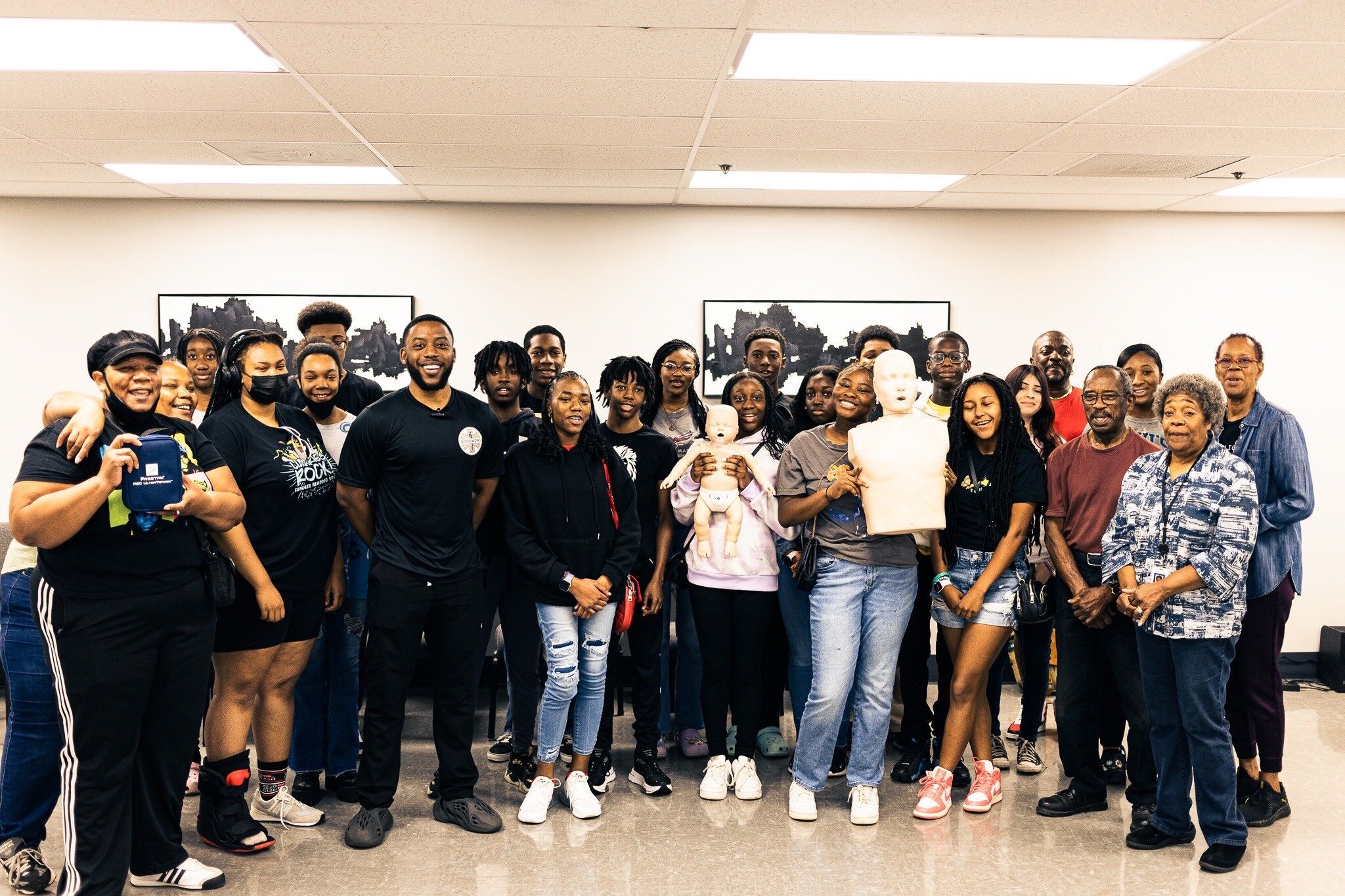 Group picture with Prince George's County, Maryland-based Good Works