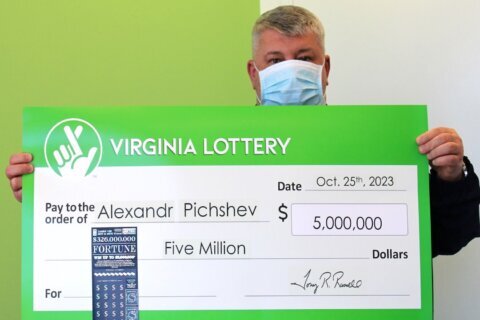 Fairfax man wins $5 million from scratch-off ticket