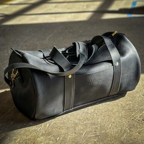 Large black duffle bag