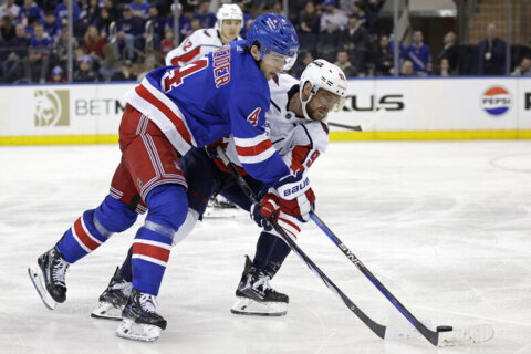K’Andre Miller’s 3 points lead Rangers to 5-1 rout of Capitals