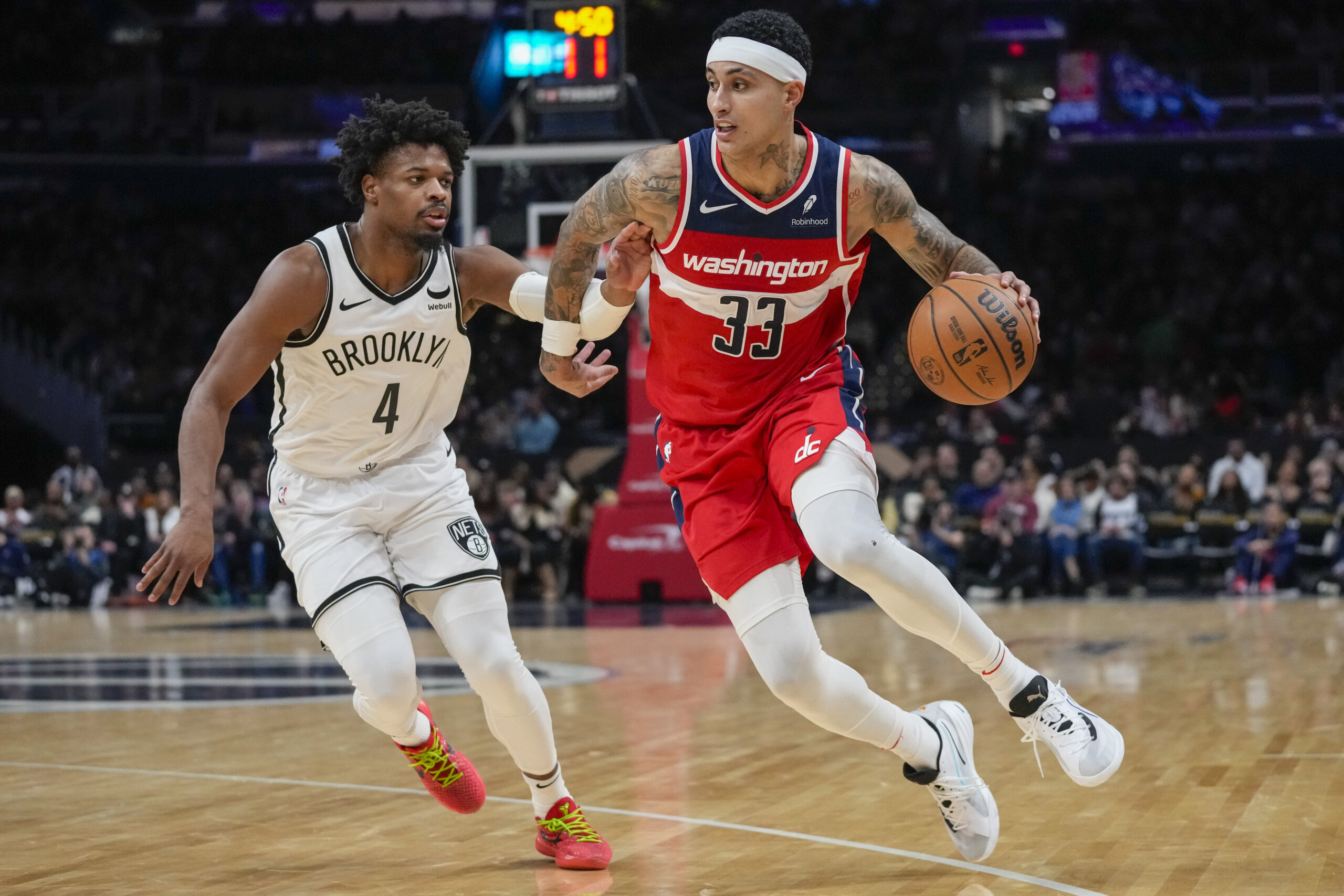 Avdija, Kuzma lead Wizards to 110-104 victory over the Nets - WTOP News 