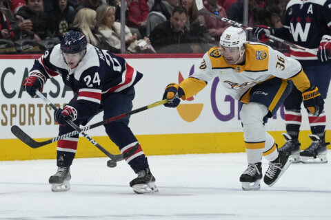 Josi scores and Askarov gets his 1st NHL win as the Predators beat the Capitals 3-2 in a shootout