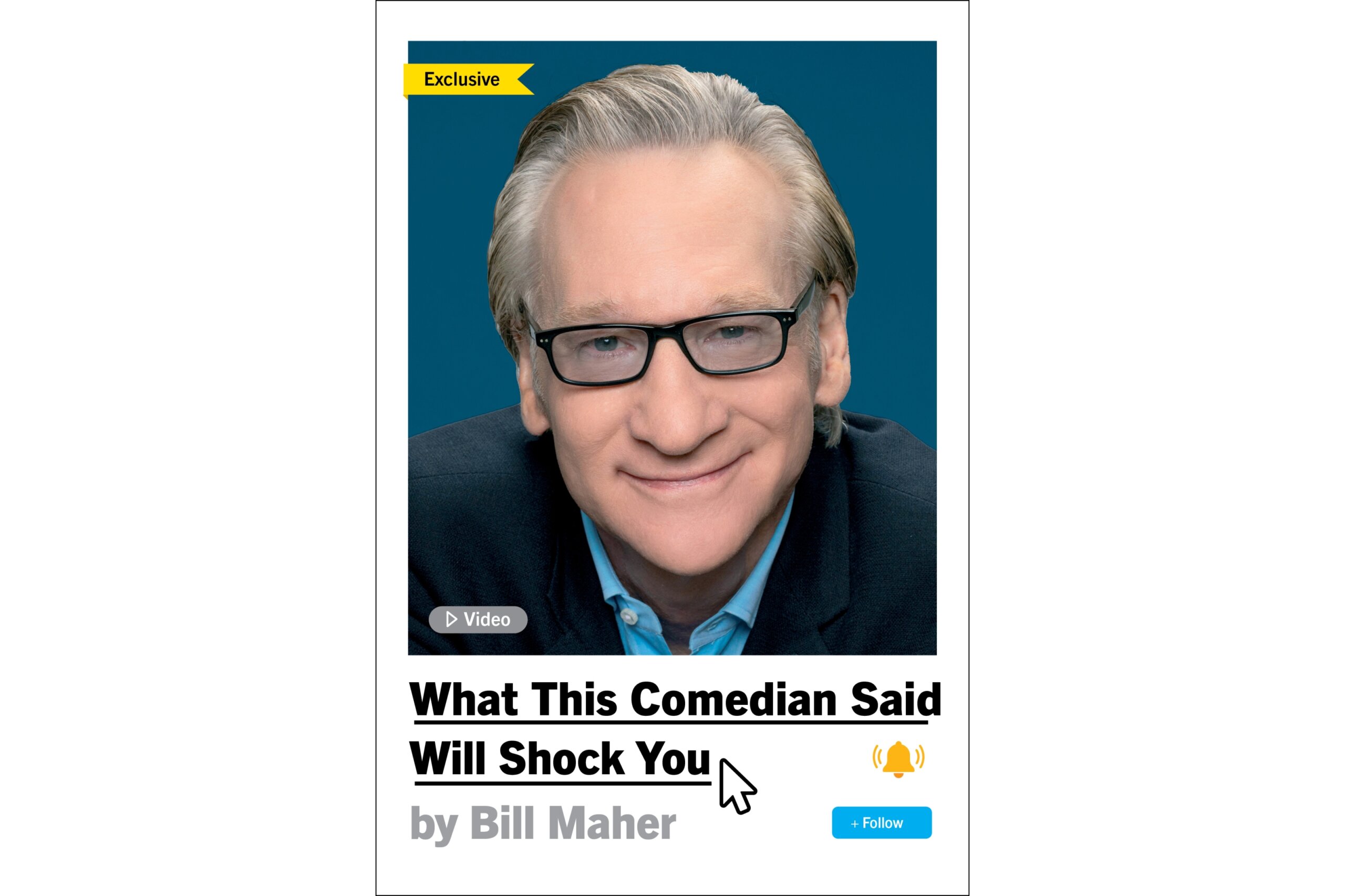 The title of Bill Maher’s new book promises ‘What This Comedian Said