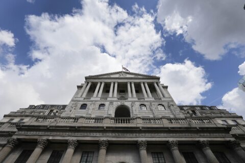 Bank of England holds interest rates at a 15-year high despite worries about the economy