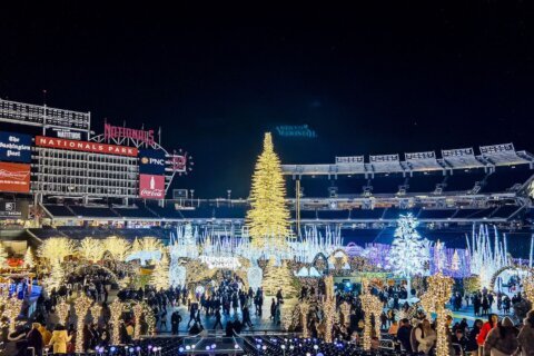 WATCH: Enchant Christmas turns Nats Park into winter wonderland for holiday home run
