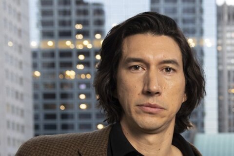 Adam Driver is a man literally on the edge in tease to Francis Ford Coppola’s ‘Megalopolis’