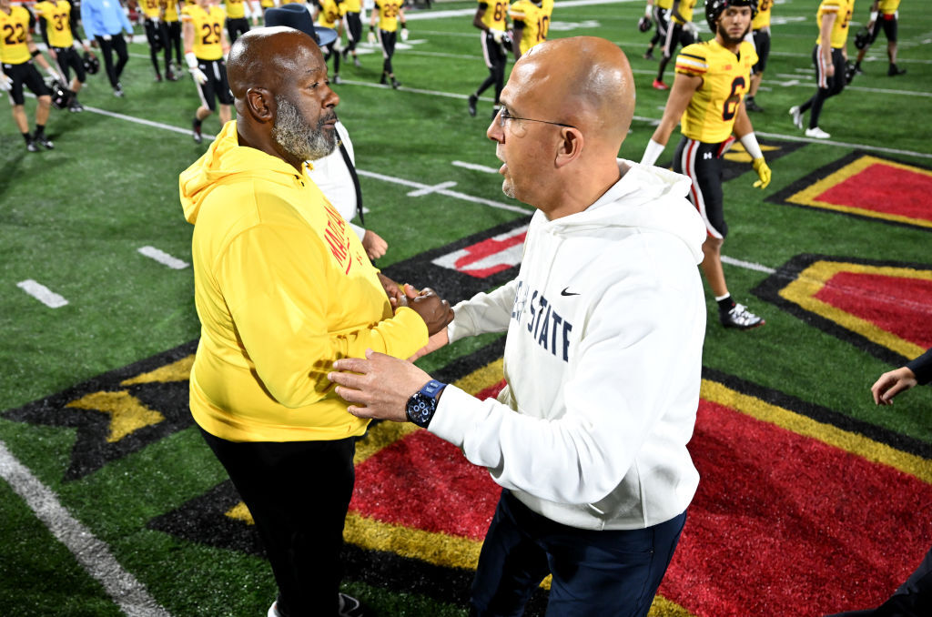 <h3>College Football- Season of Not Quite in College Park</h3>
<p>Maryland entered the 2023 season with hopes of competing for a Big Ten East Division championship, even going so far as saying so during the Conference&#8217;s Media Day.</p>
<p>And despite rough starts against Charlotte and Virginia, the Terrapins took a 5-0 record into Columbus and led No. 2 Ohio State 10-0 in the second quarter. But then a pick-six tossed by Taulia Tagovailoa sparked a Buckeyes rally and over the next month the Terps would repeatedly make mistakes, seemingly 95% of which came back to haunt them.</p>
<p>Head coach Mike Locksley&#8217;s crew settled down with two victories in their final three games to clinch a third straight winning season, but once again, they are still seeking their first winning Big Ten record since joining the conference in 2014.</p>
<p><strong>Honorable Mentions: </strong>Virginia Tech bounces back from a slow start to reach a bowl in the second year of the Brent Pry era, while James Madison&#8217;s 11-1 season means a first ever bowl and their coach getting plucked by a Power Five school.</p>
<p><em>— Dave Preston </em></p>
