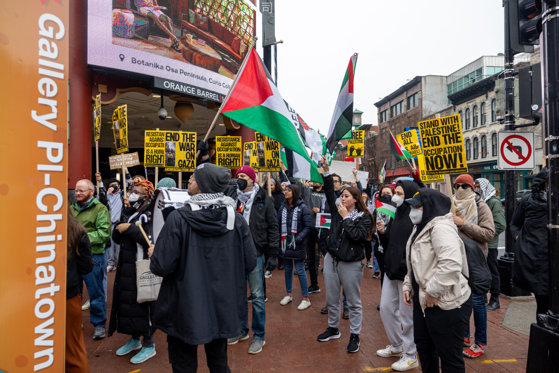 Activists In D.C. Demonstrate For Israeli Ceasefire In Gaza