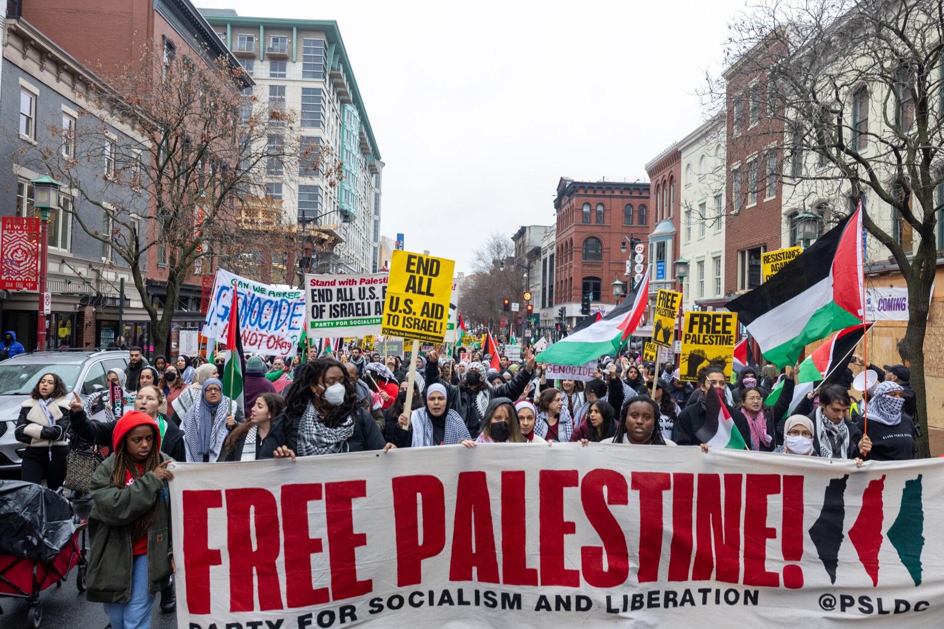 Activists In D.C. Demonstrate For Israeli Ceasefire In Gaza
