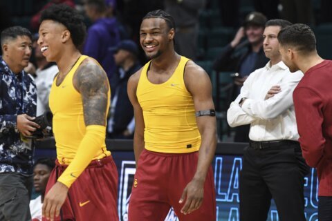 USC's Bronny James returns to full-contact practice for 1st time since cardiac arrest