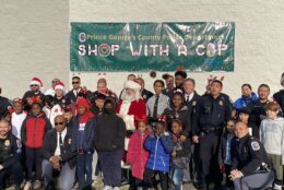 'Shop with a Cop' event at Walmart in Landover Hills