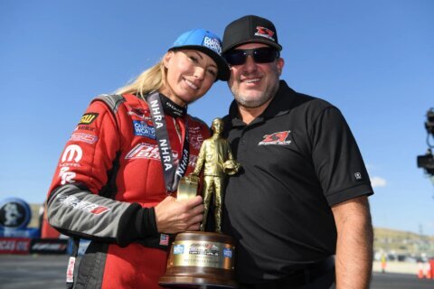 Leah Pruett to start family with Tony Stewart, who will drive her NHRA Top Fuel dragster in 2024