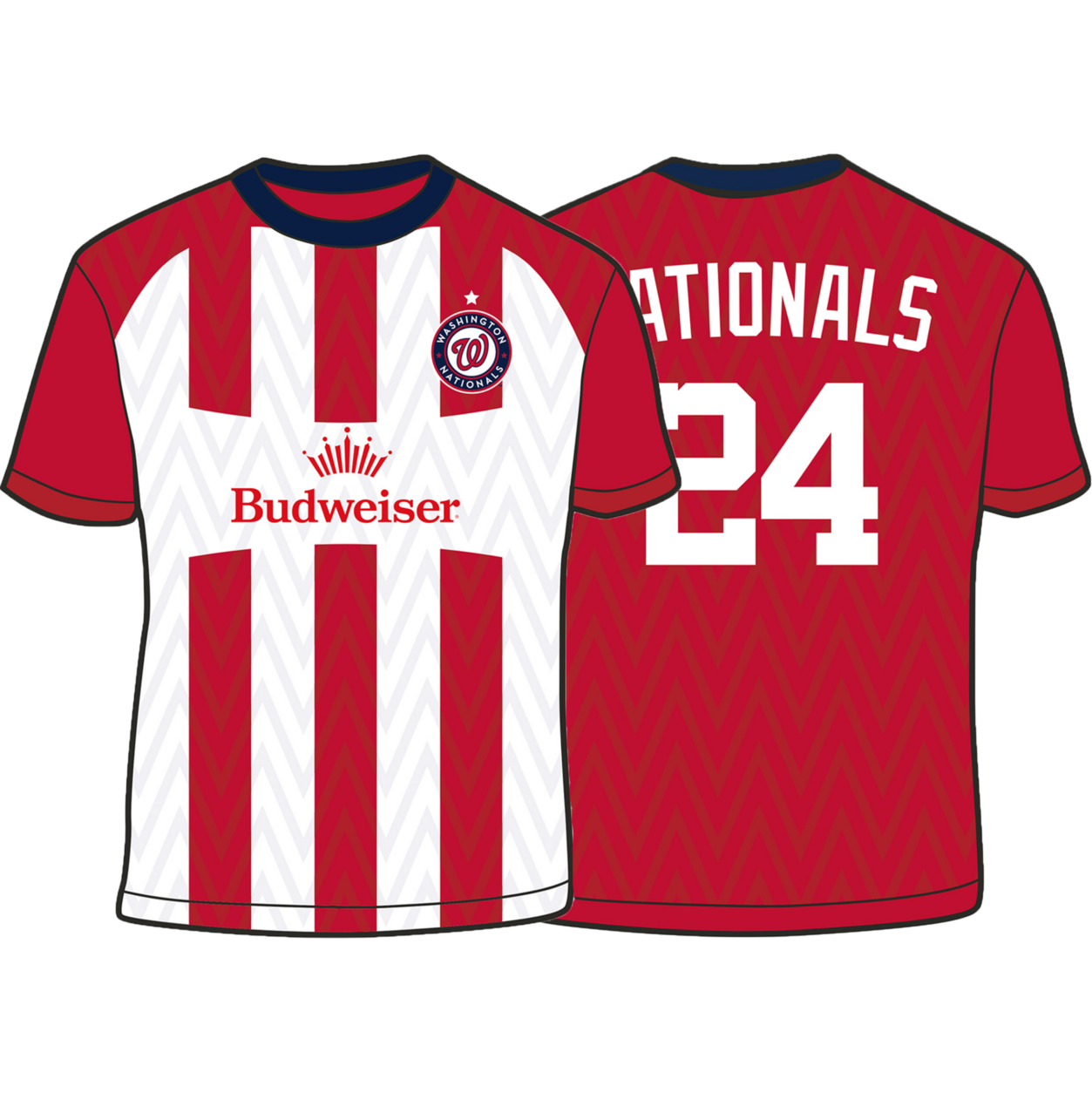 Nationals Soccer Jersey presented by Budweiser