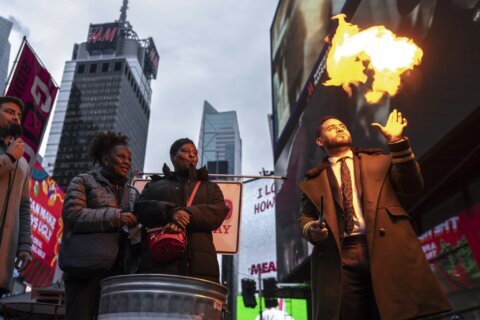 2023's problems and peeves are bid a symbolic farewell at pre-New Year's Times Square event