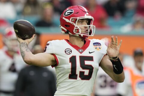 No. 6 Georgia routs No. 4 Florida State 63-3 in Orange Bowl matchup of teams missing out on CFP
