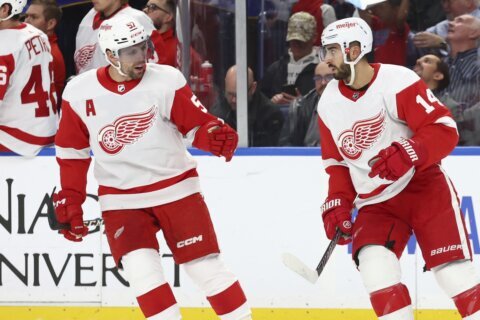 Red Wings forward David Perron suspended 6 games for cross-check on Ottawa's Artem Zub