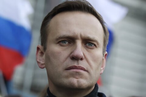 Kremlin foe Navalny says he's been put in a punishment cell in an Arctic prison colony