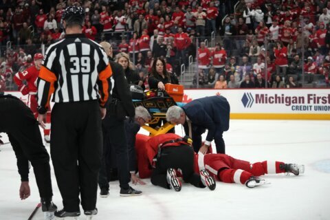 Red Wings put captain Dylan Larkin on IR after cross-check that knocked him unconscious