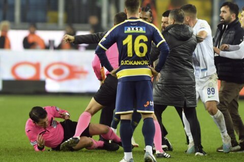 A look at violent incidents against referees around the world