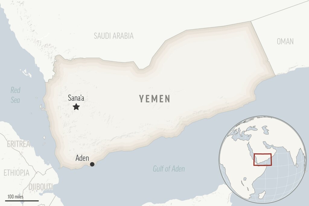 Missiles from rebel-held Yemen miss a ship loaded with jet fuel near the key Bab el-Mandeb Strait