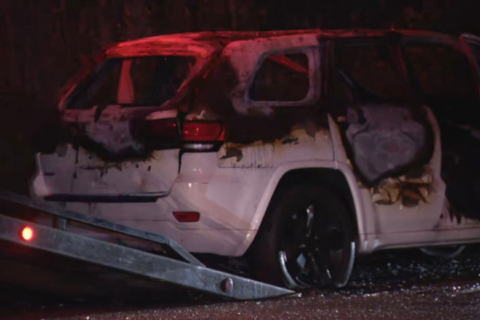 Jeep Cherokee believed to be linked to quadruple DC shooting found burned in Prince George’s Co.