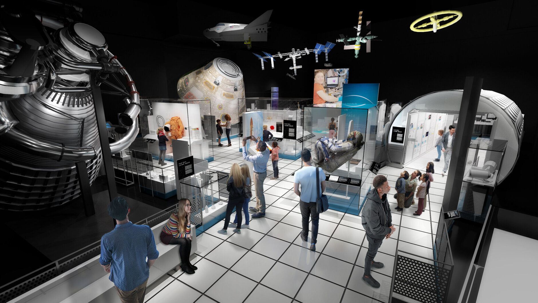 At Home in Space exhibition