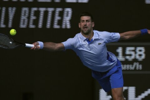 10-time champ Djokovic beats Fritz, will play Sinner in Australian Open semis