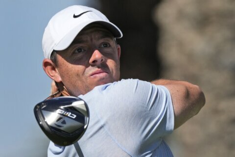 Rory McIlroy recovers from a quadruple bogey to keep 2-shot lead at Dubai Invitational