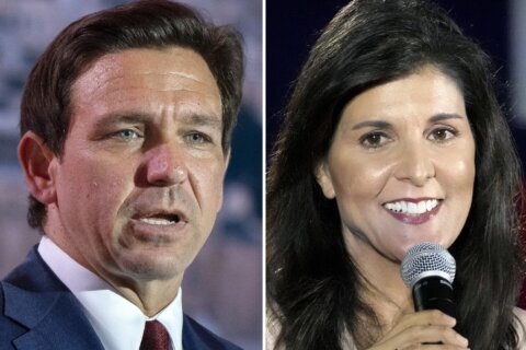 Haley and DeSantis tear into each other's records in a hostile head-to-head Republican debate