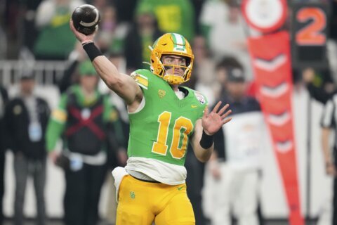 Oregon’s Bo Nix ends 5-year college odyssey as one of most productive QBs in NCAA history