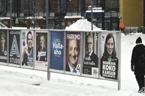 Finns go to the polls Sunday to elect a new president at a time of increased tension with Russia