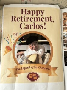 Carlos Estrada retirement pamplet