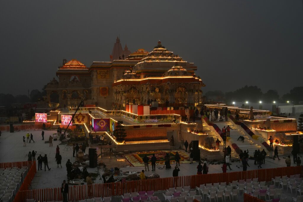 India’s Modi is set to open a controversial temple in Ayodhya in a grand event months before polls