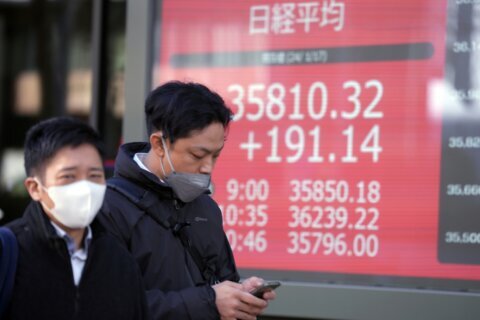 Stock market today: Asian shares trade mixed after Wall Street dips amid dimming rate cut hopes