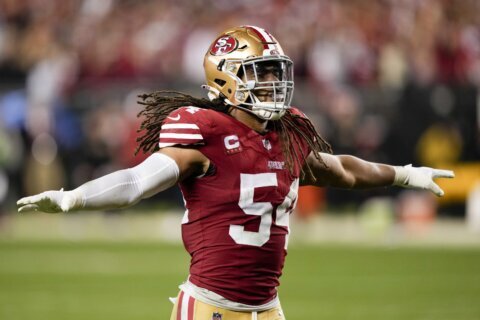 Fred Warner picked as the top linebacker in the AP’s NFL Top 5 rankings