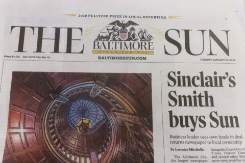 What does the Baltimore Sun’s new owner have planned for the paper?
