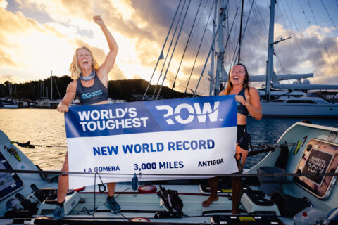 Annapolis woman breaks a record rowing across the Atlantic
