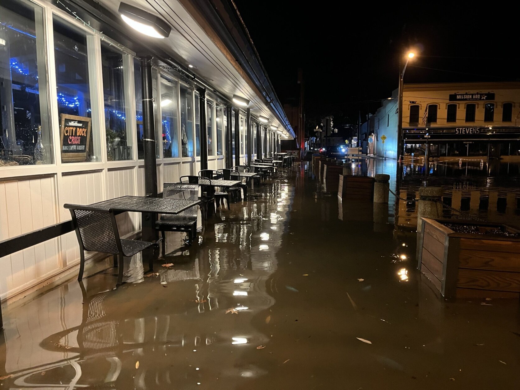 Annapolis City Dock flooded